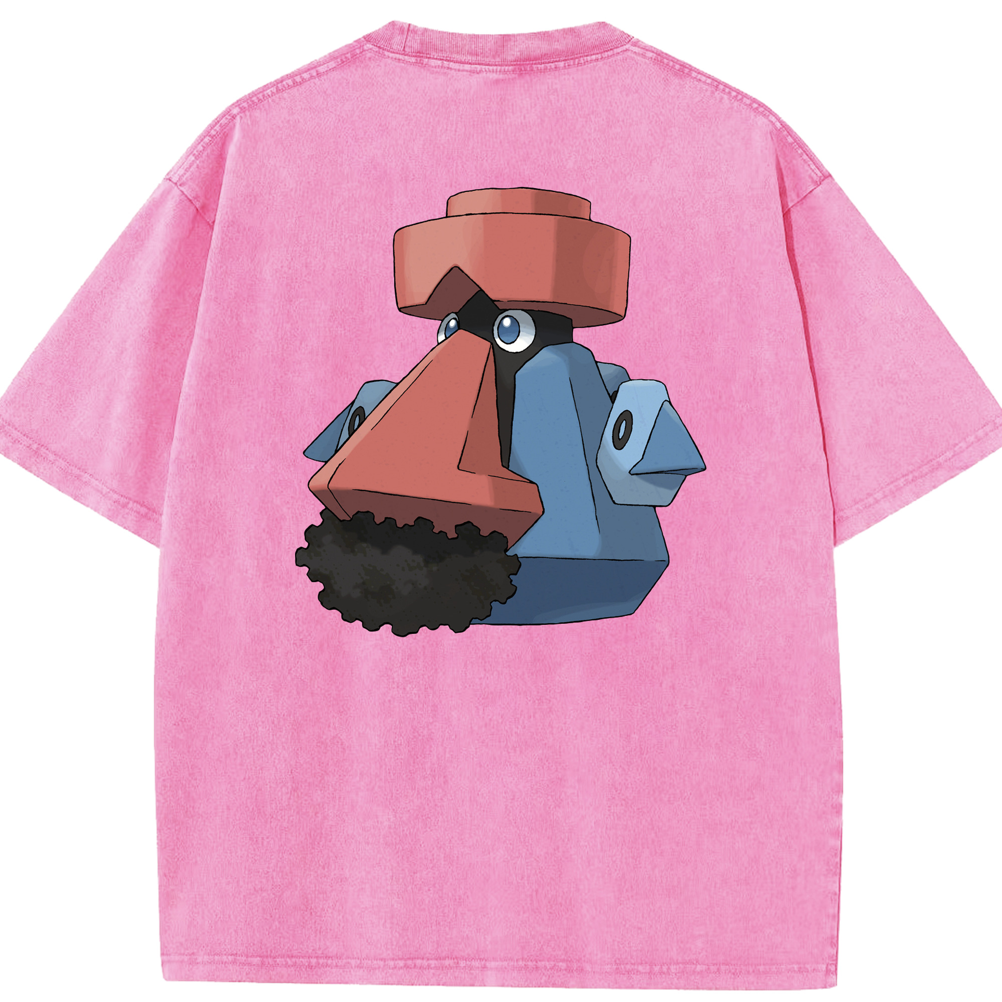 （画像用） ポケットモンスター Pokémon 綿100% ヴィンテージ風 半袖Tシャツ（背面プリント）